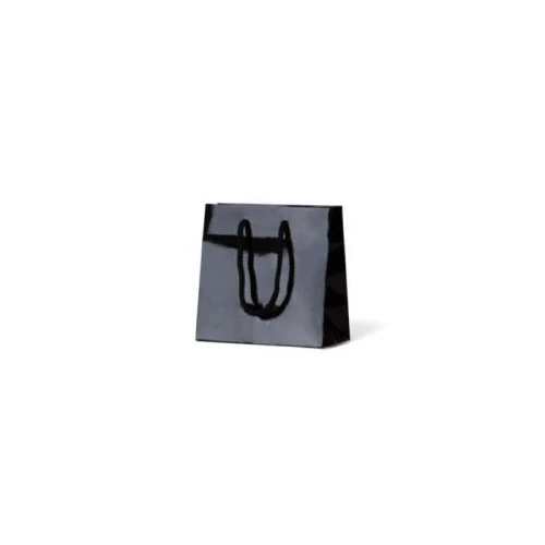 Black Laminated Gloss Paper Bags - Image 3